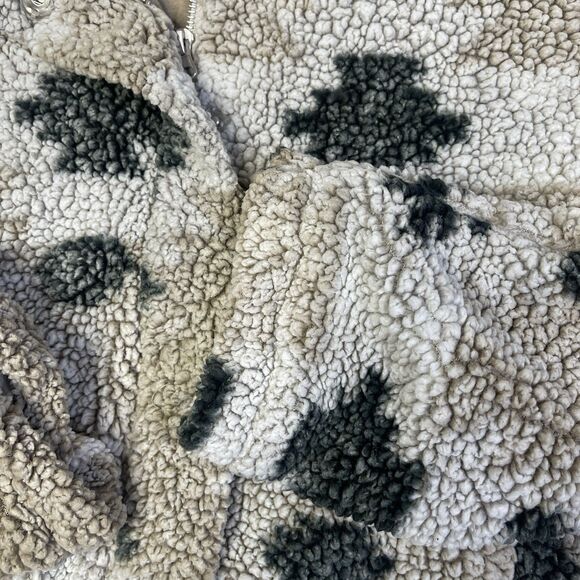 Thread + Supply Sherpa Fluffy Fleece Aztec Jacket Womens Sz XL Boho Southwest - Picture 3 of 14